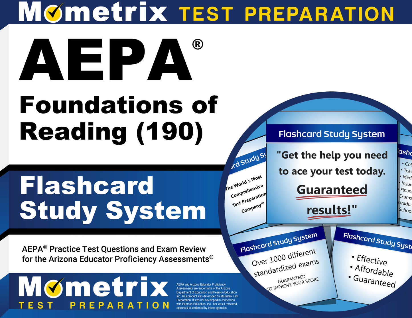 AEPA Foundations of Reading (190) Flashcard Study System