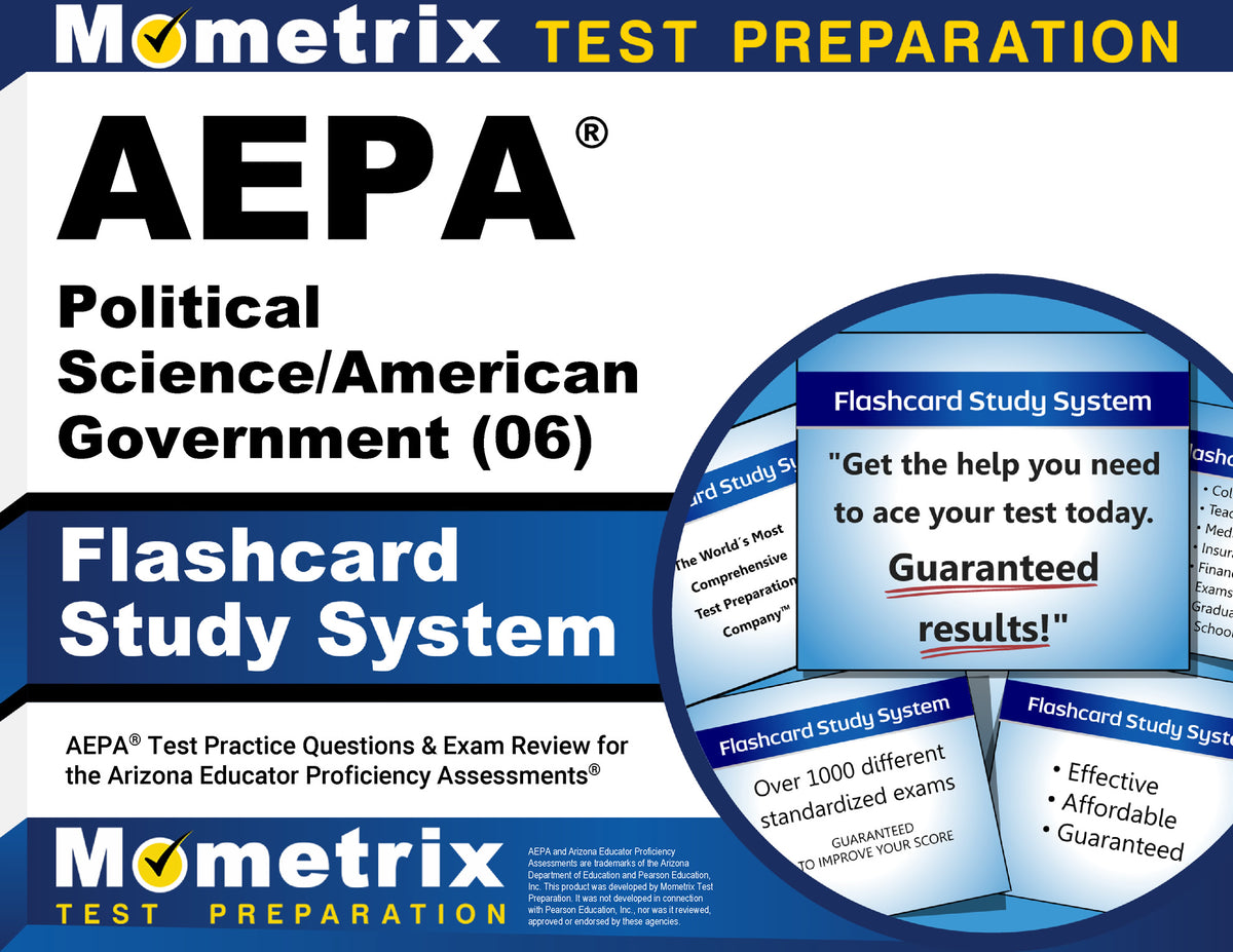 AEPA Political Science/American Government (06) Flashcard Study System