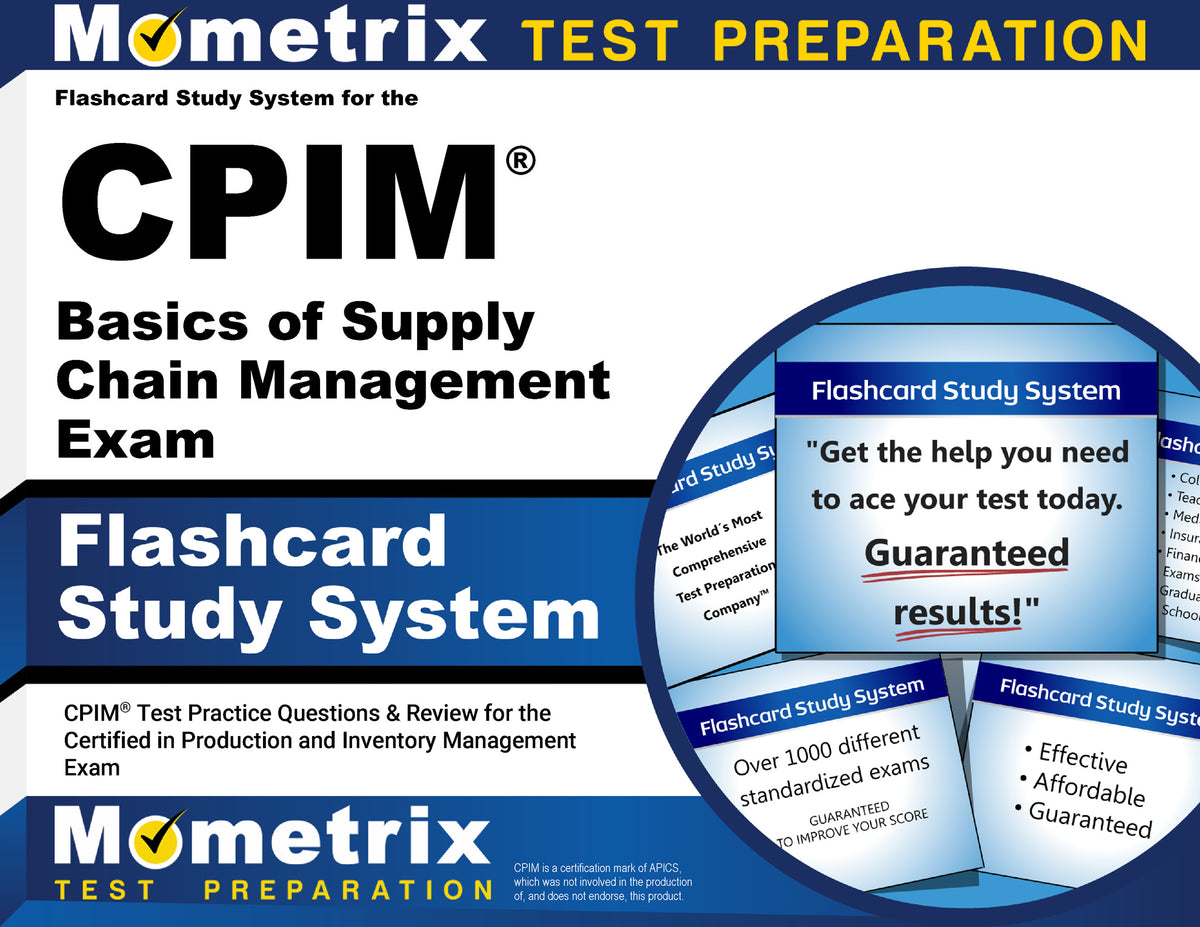 Flashcard Study System for the CPIM Basics of Supply Chain Management Exam