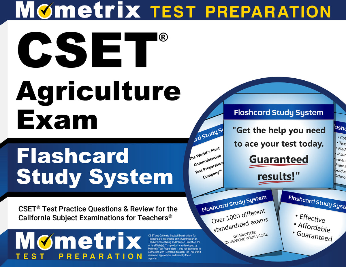 CSET Agriculture Exam Flashcard Study System