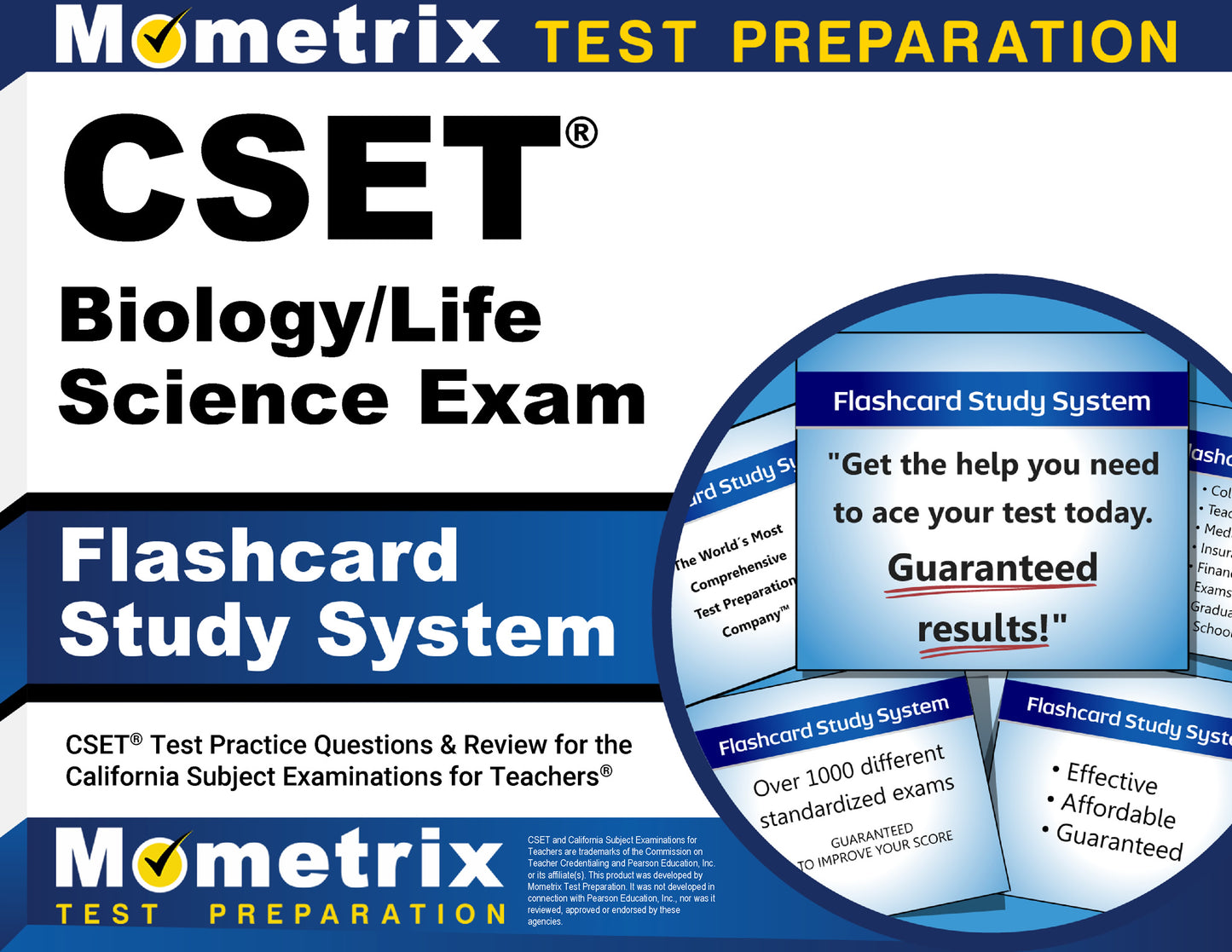 CSET Biology/Life Science Exam Flashcard Study System