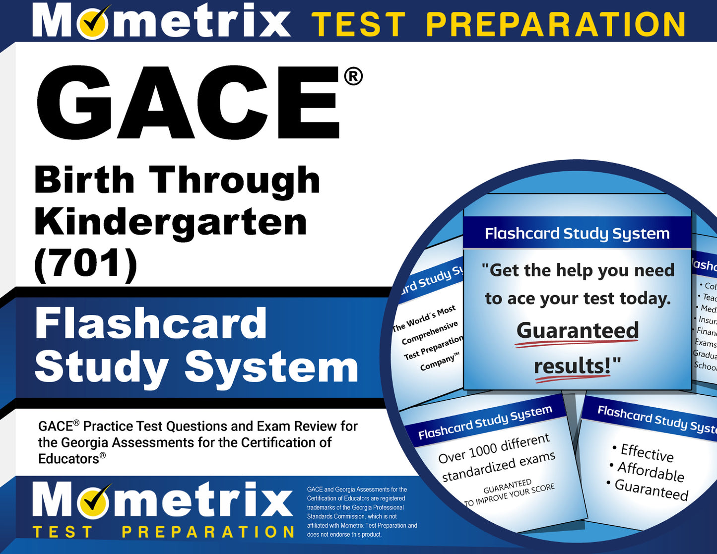 GACE Birth Through Kindergarten (701) Flashcard Study System