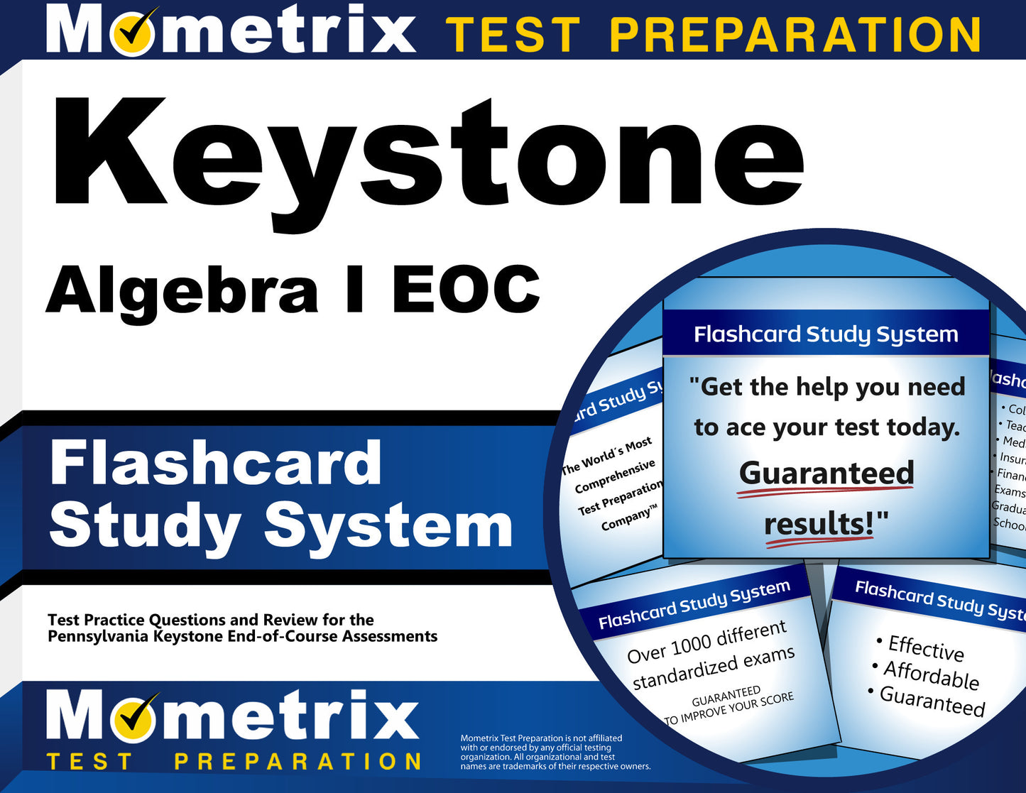Keystone Algebra I EOC Flashcard Study System