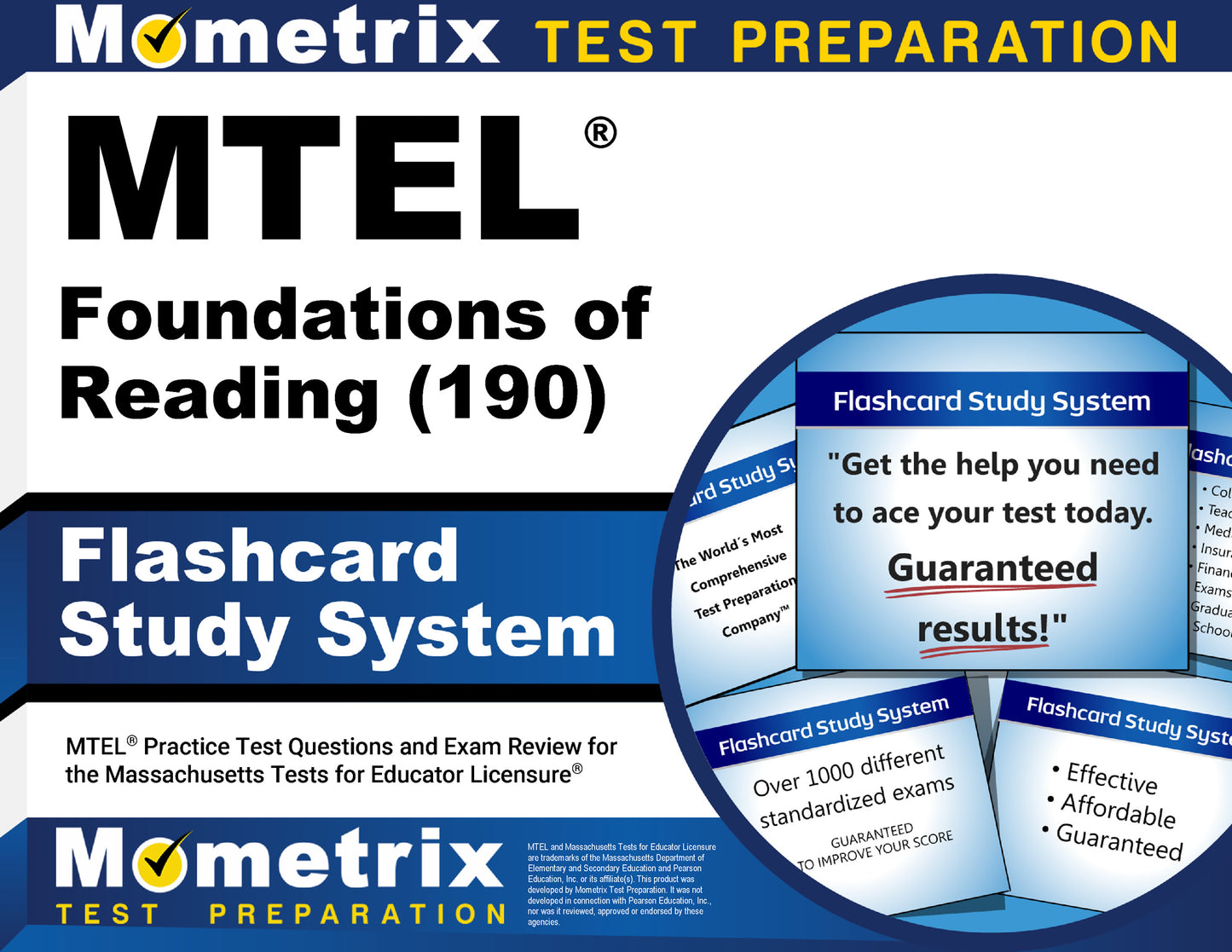 MTEL Foundations of Reading (190) Flashcard Study System