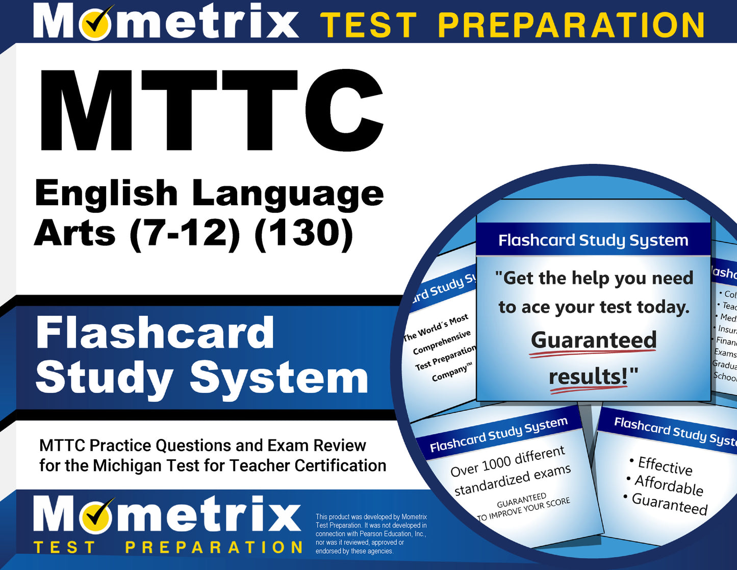 MTTC English Language Arts (7-12) (130) Flashcard Study System