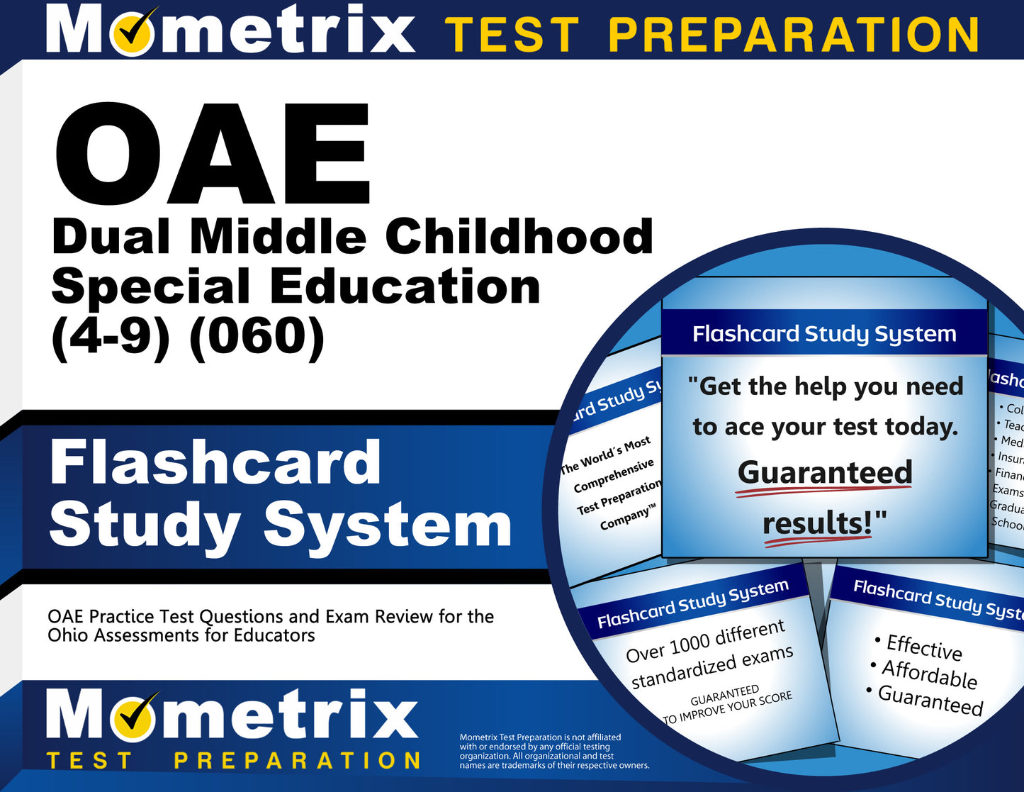 OAE Dual Middle Childhood Special Education (4-9) (060) Flashcard Study System