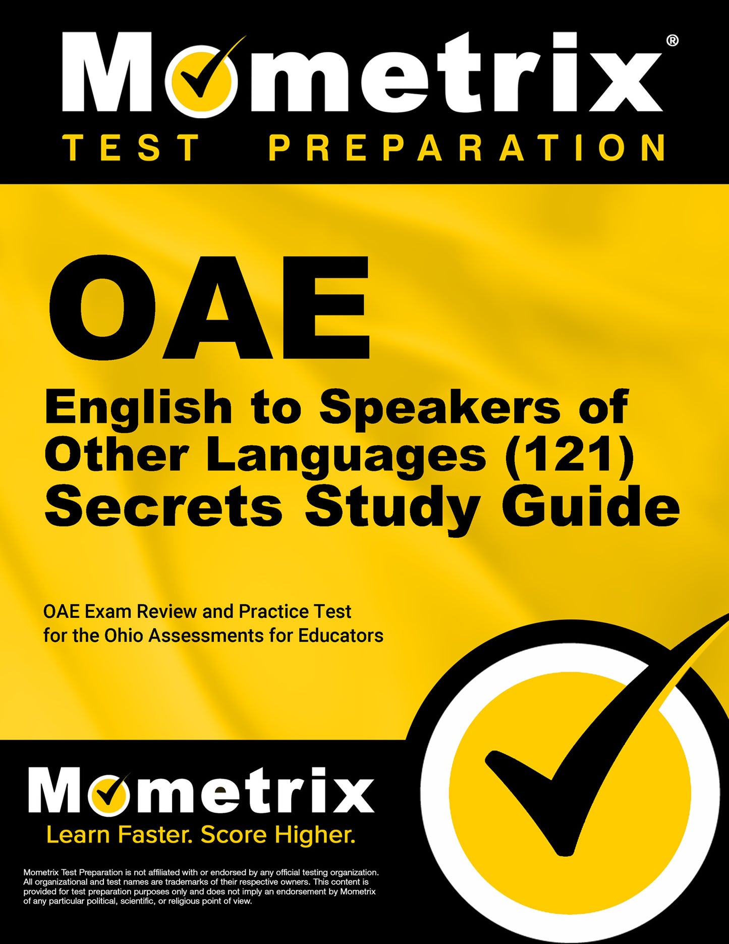 OAE English to Speakers of Other Languages (121) Secrets Study Guide