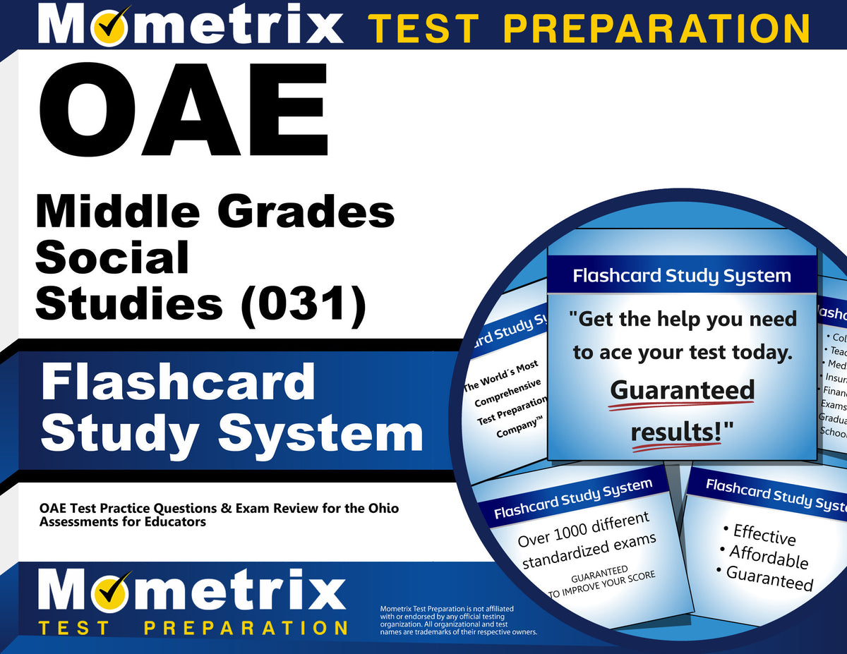 OAE Middle Grades Social Studies (031) Flashcard Study System