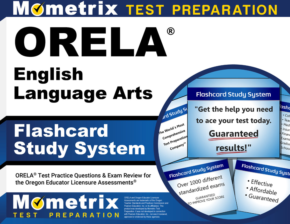 ORELA English Language Arts Flashcard Study System