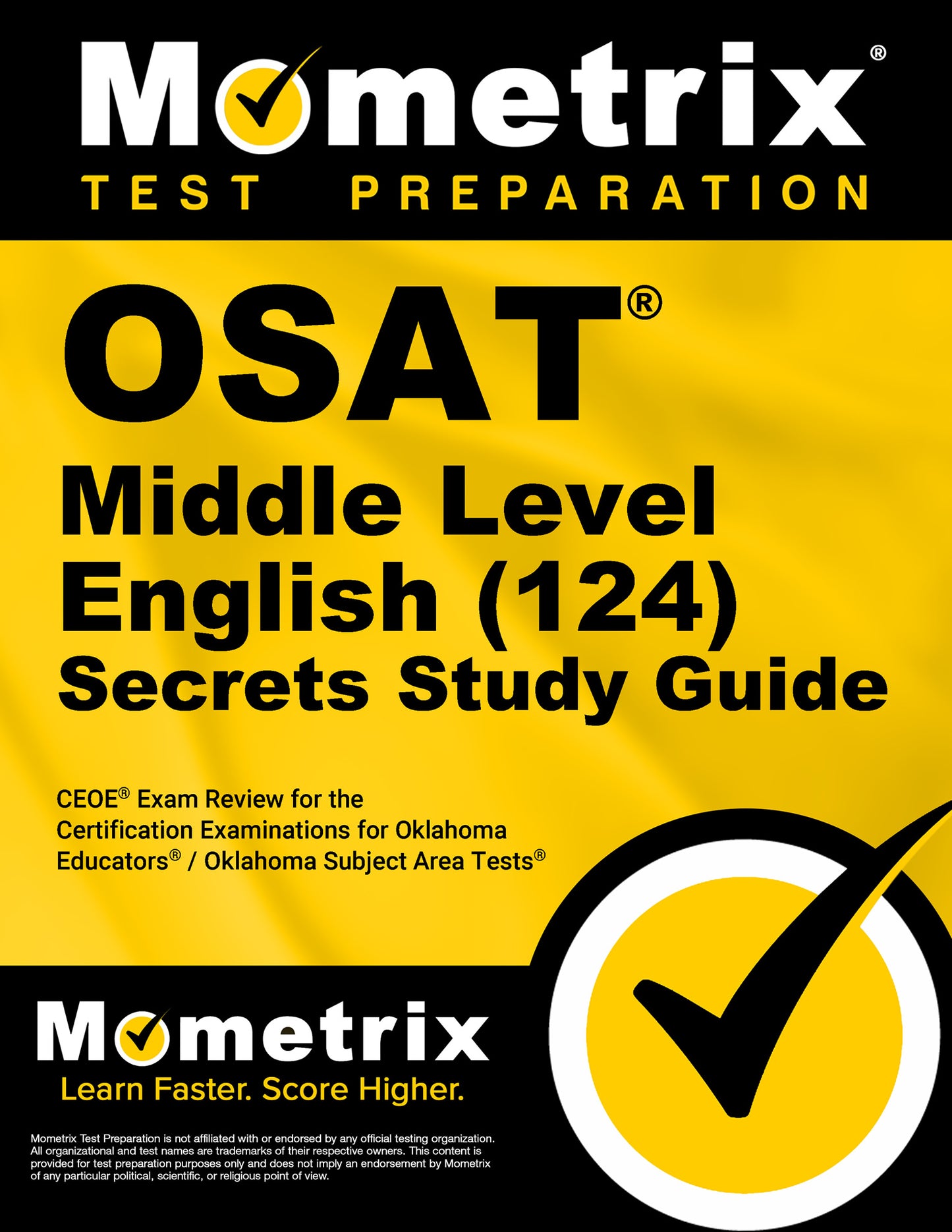 OSAT Middle Level English (124) Secrets Study Guide