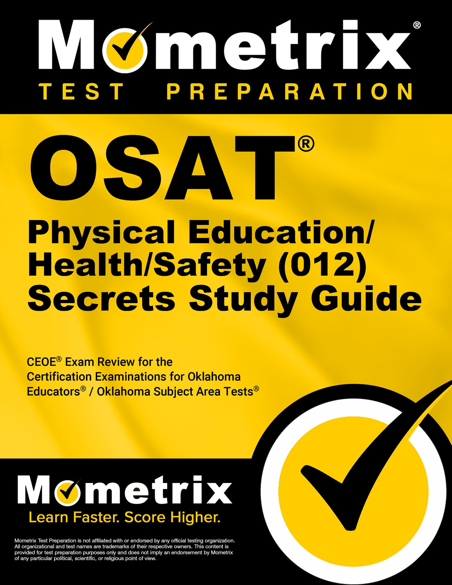 OSAT Physical Education/Health/Safety (012) Secrets Study Guide