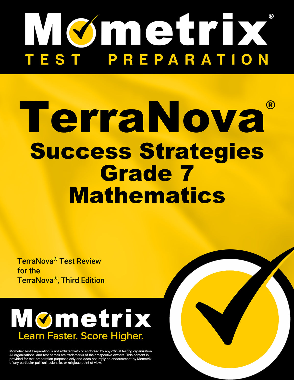 TerraNova Success Strategies Grade 7 Mathematics Study Guide