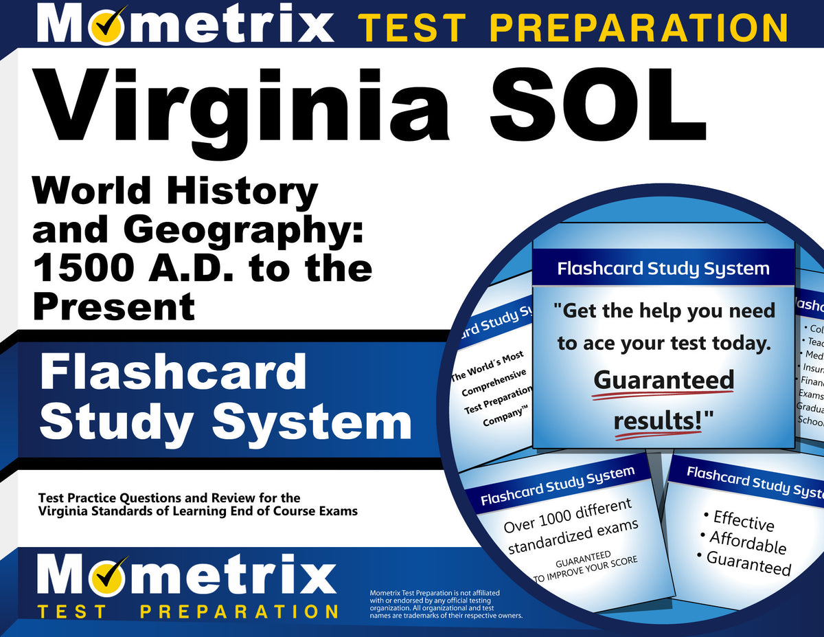 Virginia SOL World History and Geography: 1500 A.D. to the Present Flashcard Study System