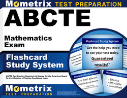 ABCTE Mathematics Exam Flashcard Study System - -----