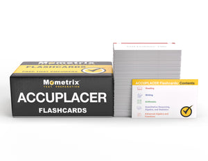 ACCUPLACER Study Cards 2024-2025 (boxed)