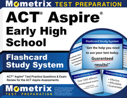ACT Aspire Early High School Flashcard Study System - -----