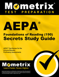 AEPA Foundations of Reading (190) Secrets Study Guide (printed book)