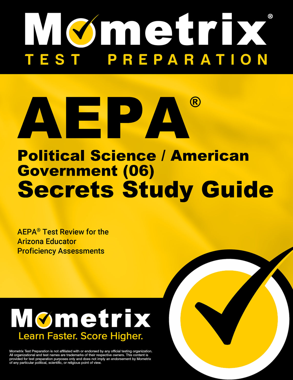 AEPA Political Science/American Government (06) Secrets Study Guide