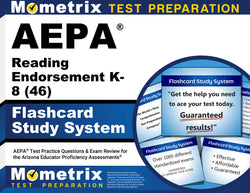 AEPA Reading Endorsement K-8 (46) Flashcard Study System - -----