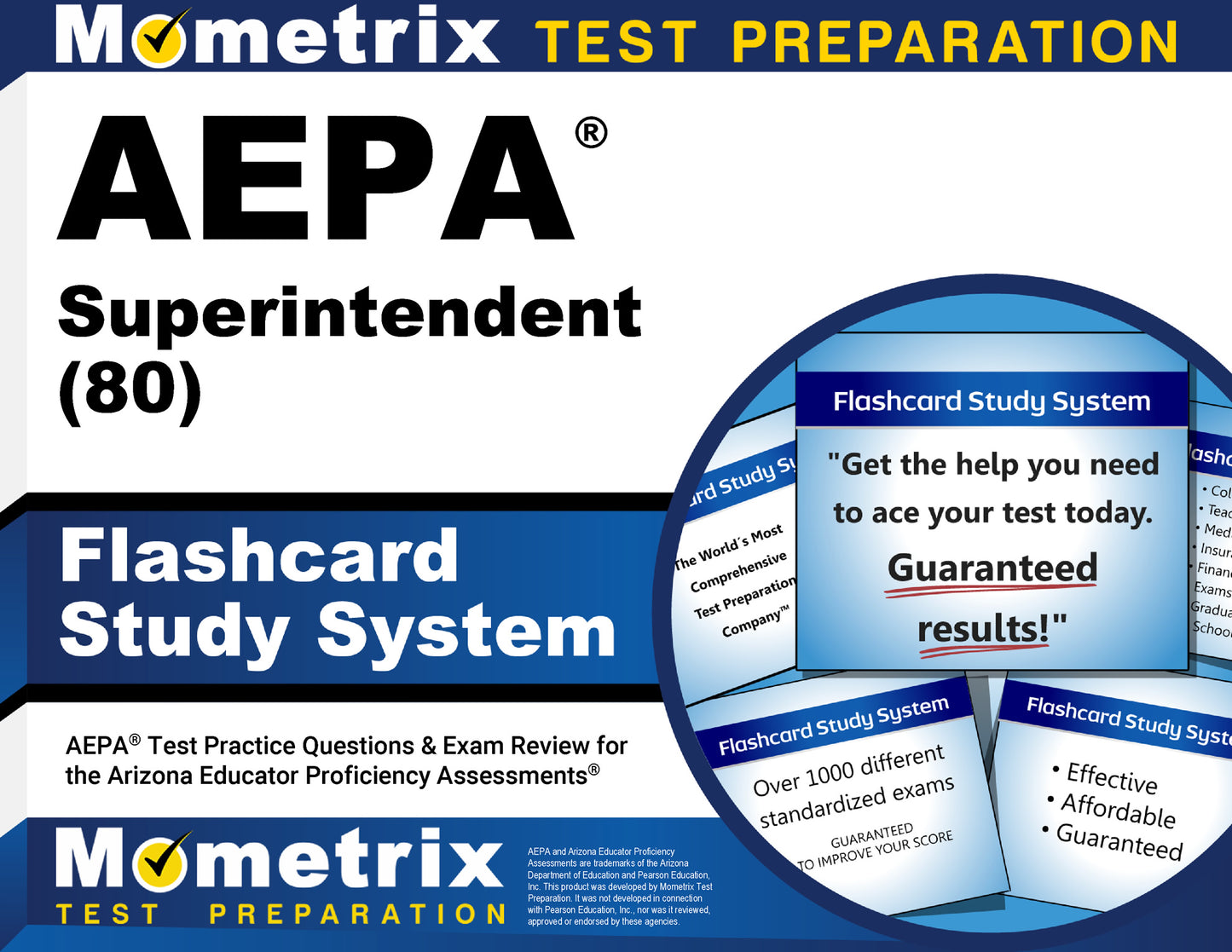 AEPA Superintendent (80) Flashcard Study System