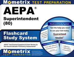 AEPA Superintendent (80) Flashcard Study System - -----
