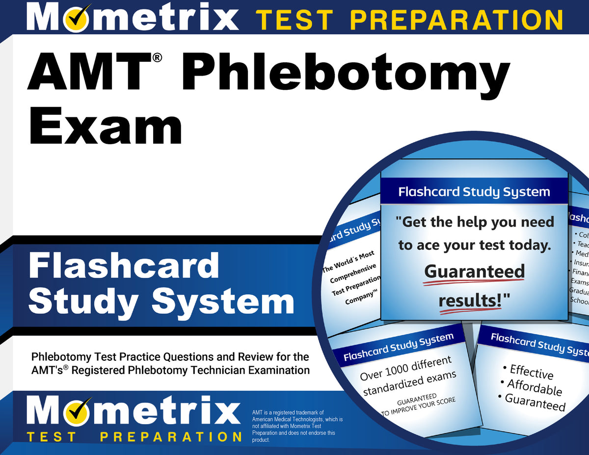AMT Phlebotomy Exam Flashcard Study System