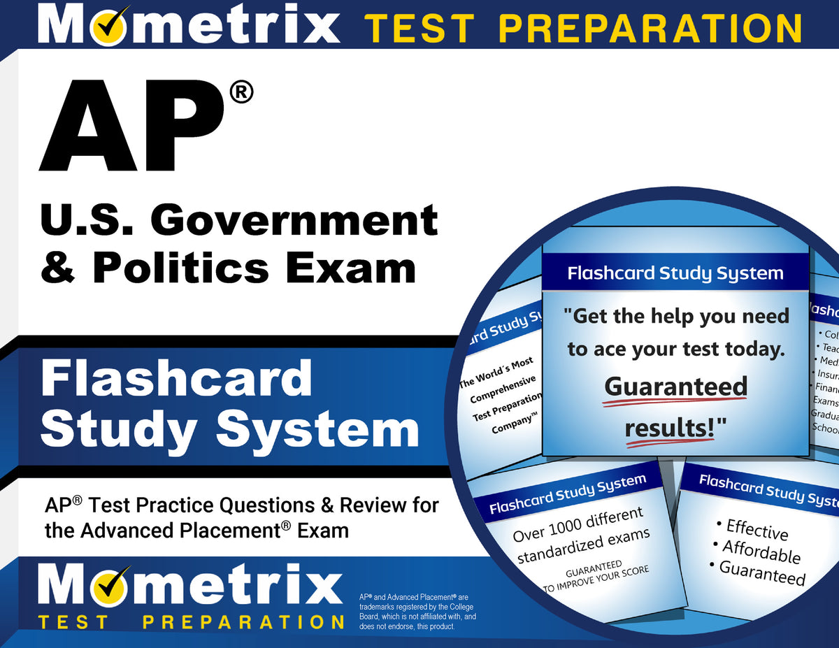 AP U.S. Government & Politics Exam Flashcard Study System