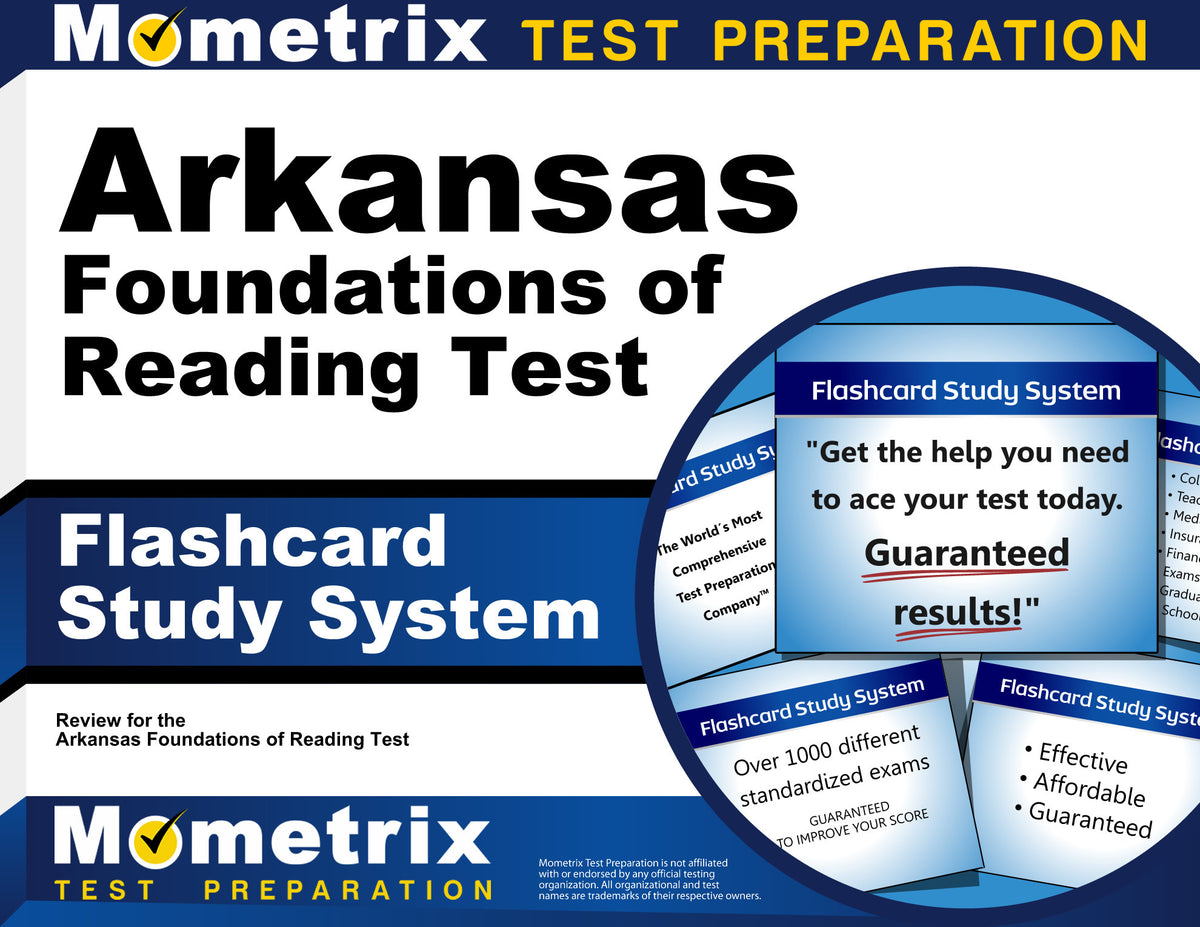 Arkansas Foundations of Reading Test Flashcard Study System
