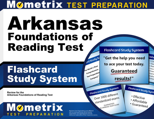Arkansas Foundations of Reading Test Flashcard Study System
