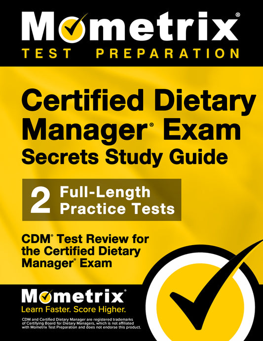 Certified Dietary Manager Exam Secrets Study Guide (printed book)