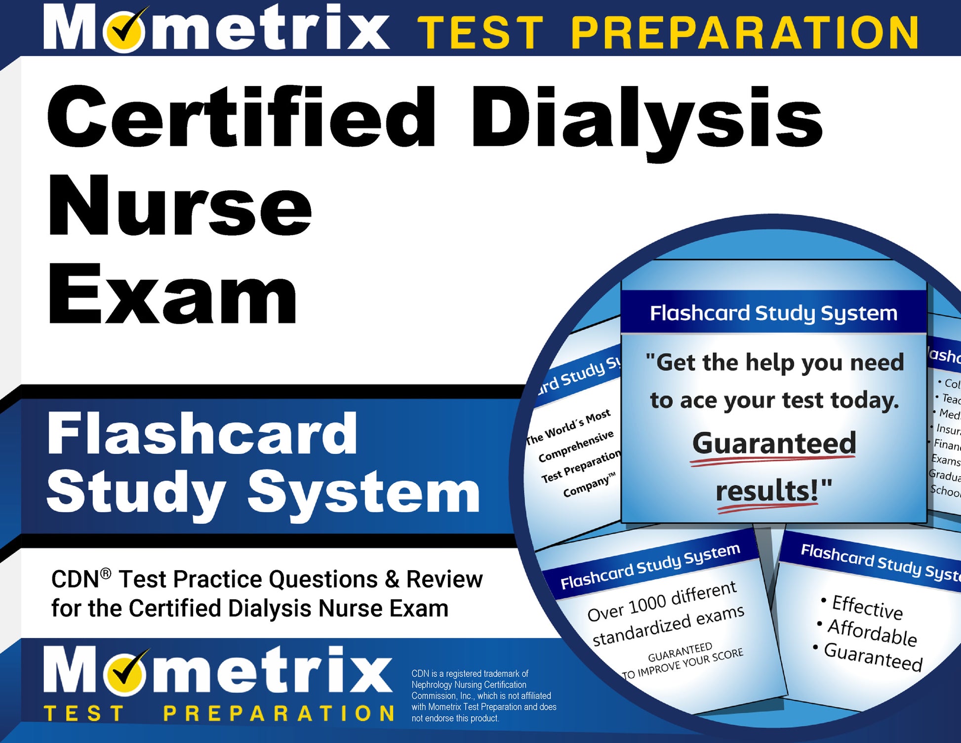 Certified Dialysis Nurse Exam Flashcard Study System