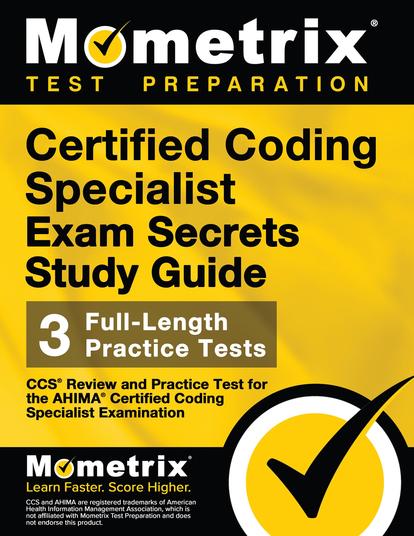 Certified Coding Specialist Exam Secrets Study Guide (printed book)