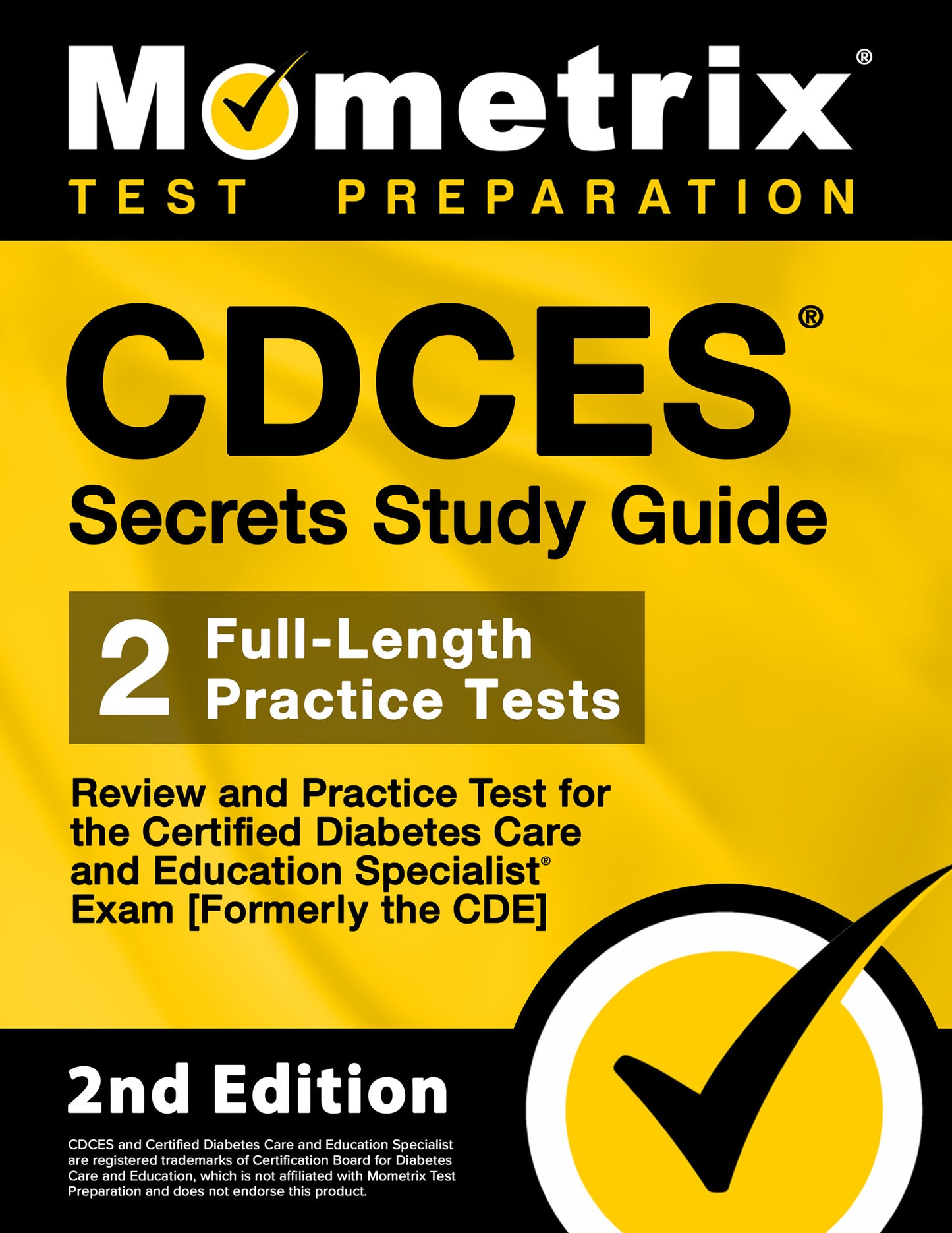CDCES Secrets Study Guide (printed book)