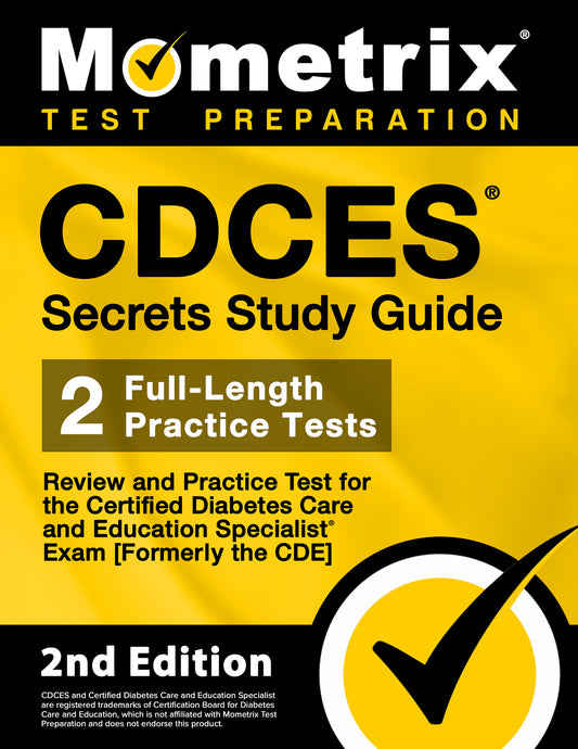 CDCES Secrets Study Guide (printed book)