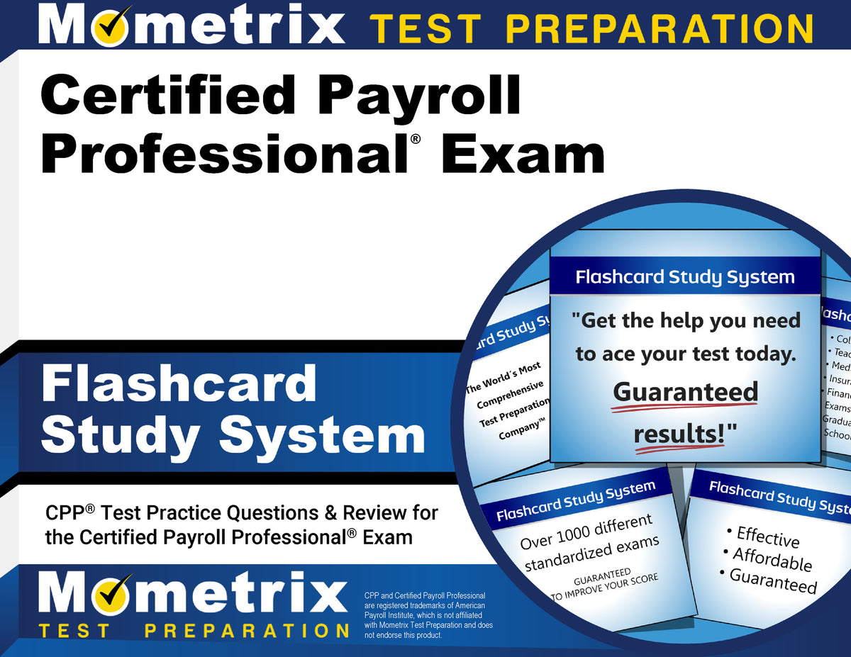 Certified Payroll Professional Exam Flashcard Study System