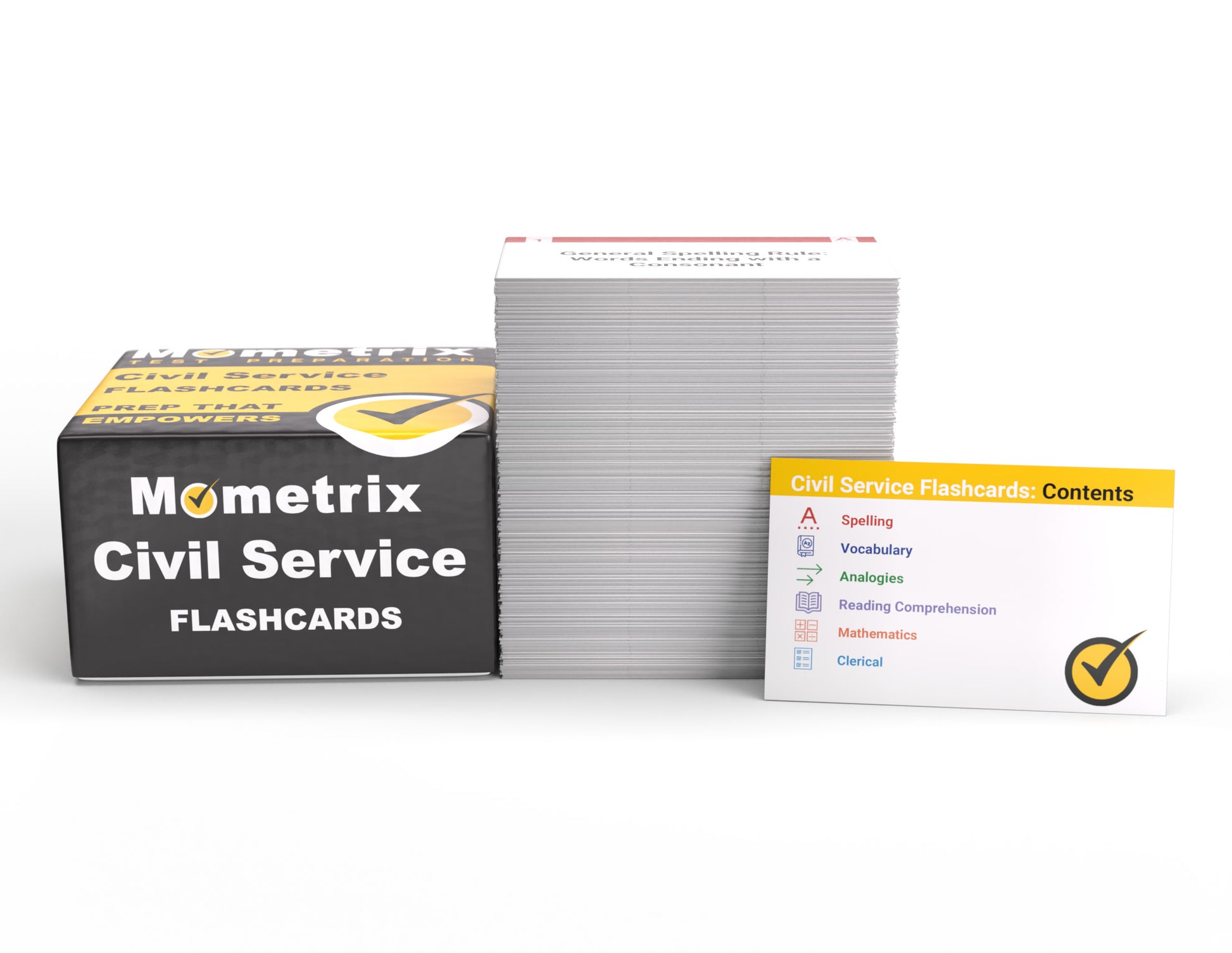 Civil Service Exam Study Cards 2026-2027 (boxed)