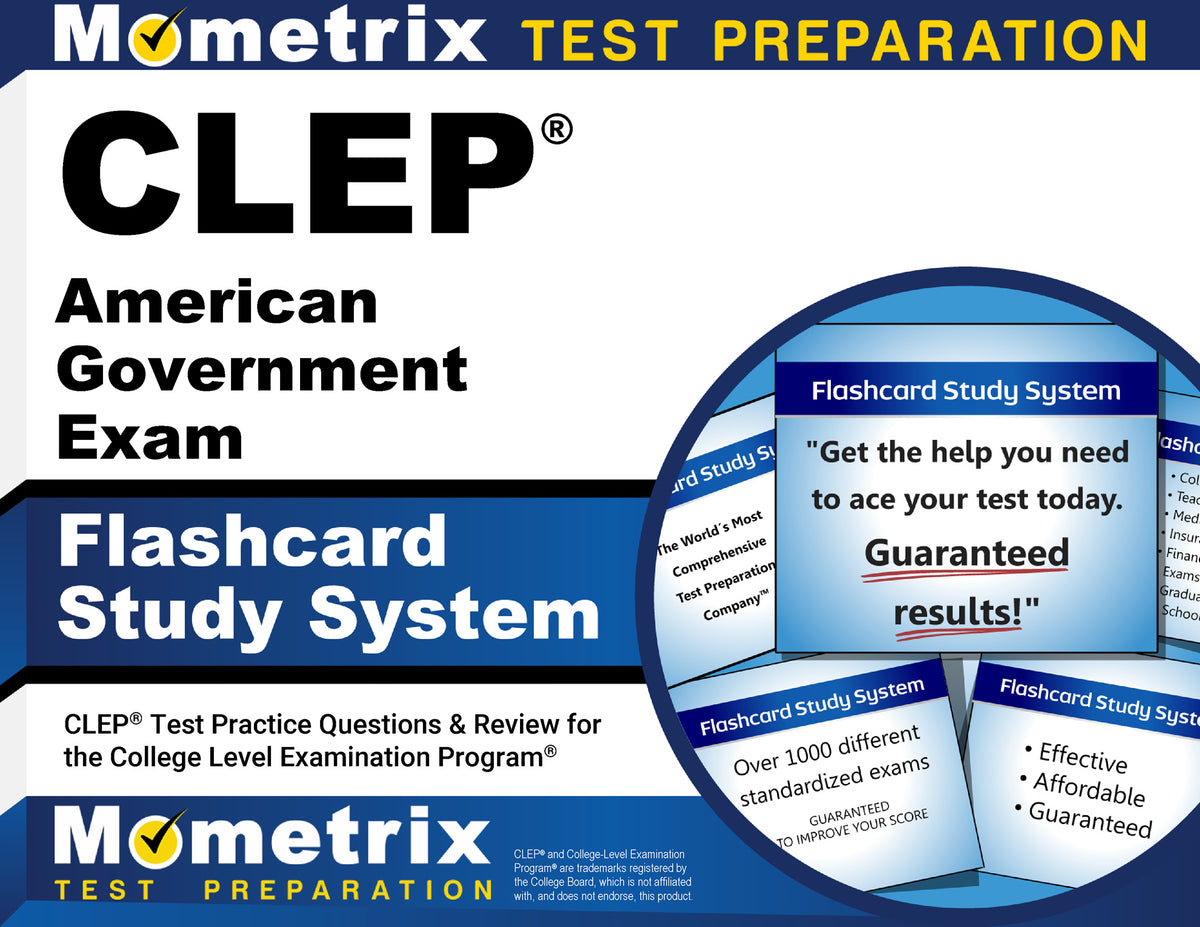 CLEP American Government Exam Flashcard Study System