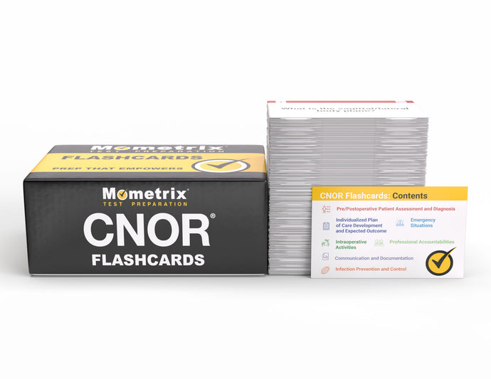 CNOR Exam Prep Study Cards 2025 and 2026 (boxed)