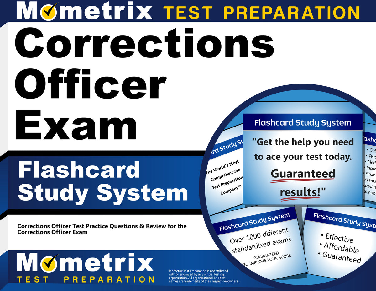 Corrections Officer Exam Flashcard Study System