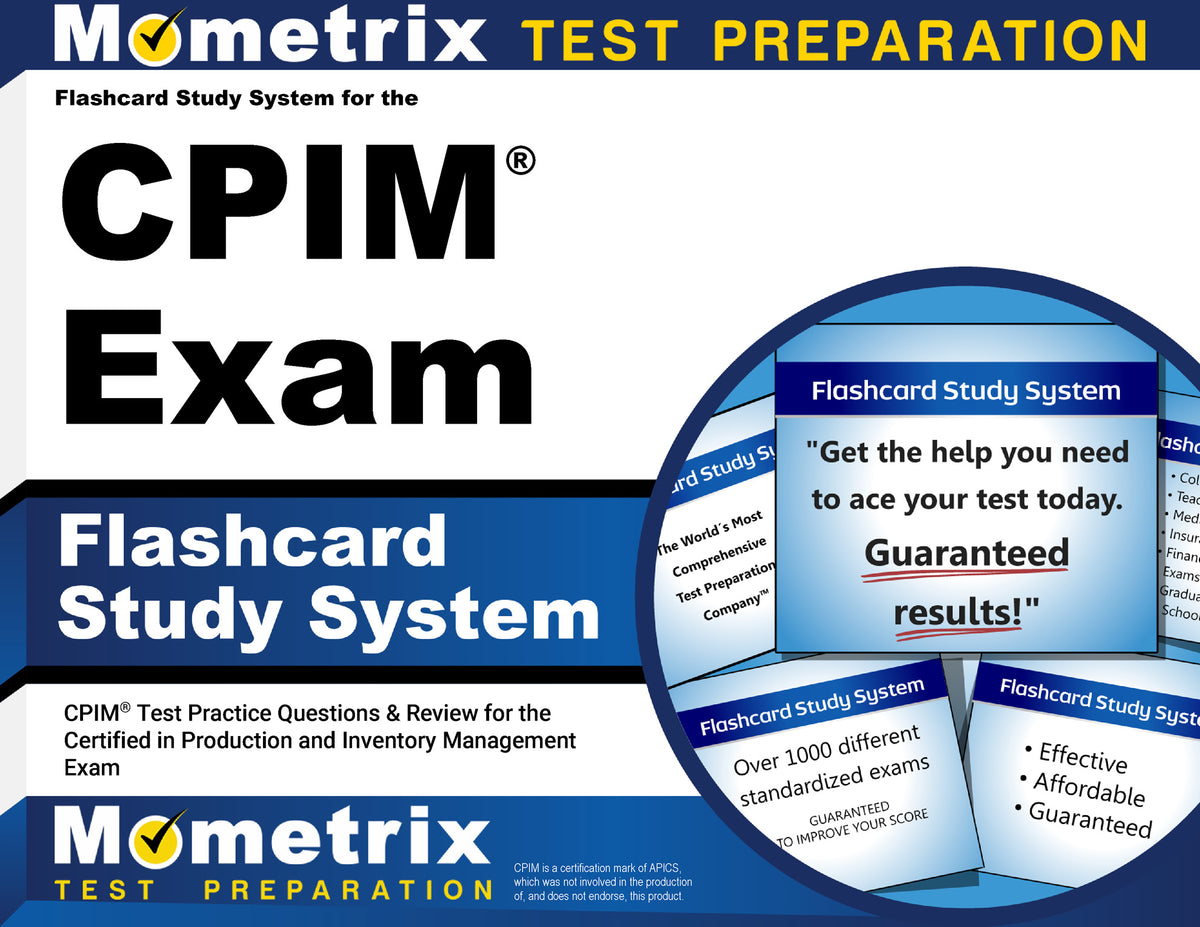 Flashcard Study System for the CPIM Exam