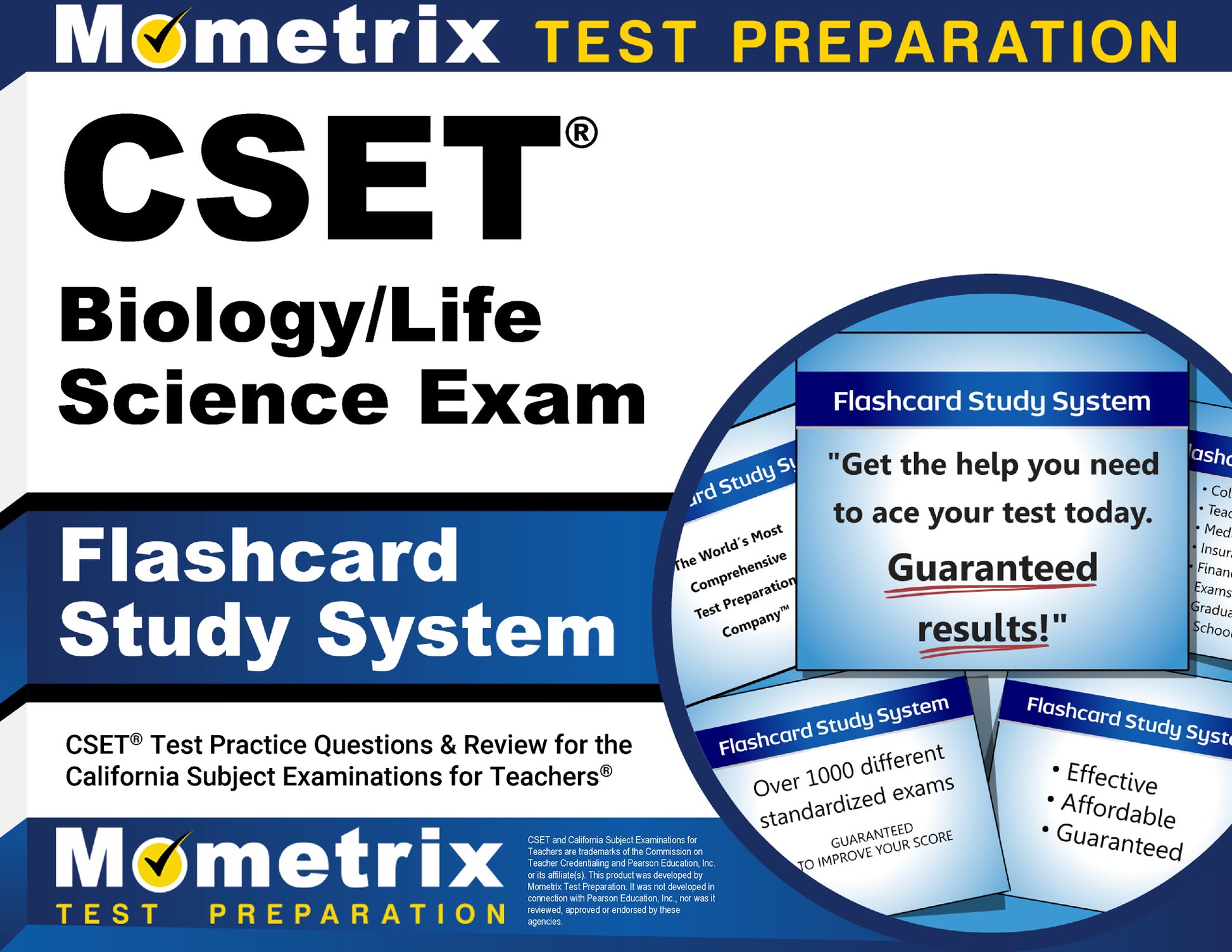 CSET Biology/Life Science Exam Flashcard Study System