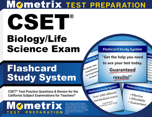 CSET Biology/Life Science Exam Flashcard Study System