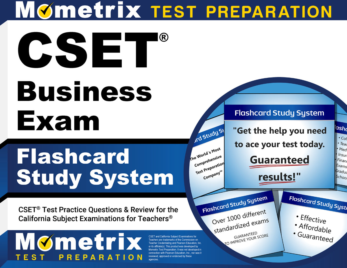 CSET Business Exam Flashcard Study System
