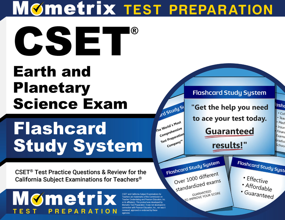 CSET Earth and Planetary Science Exam Flashcard Study System
