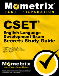 CSET English Language Development Exam Secrets Study Guide (printed book)