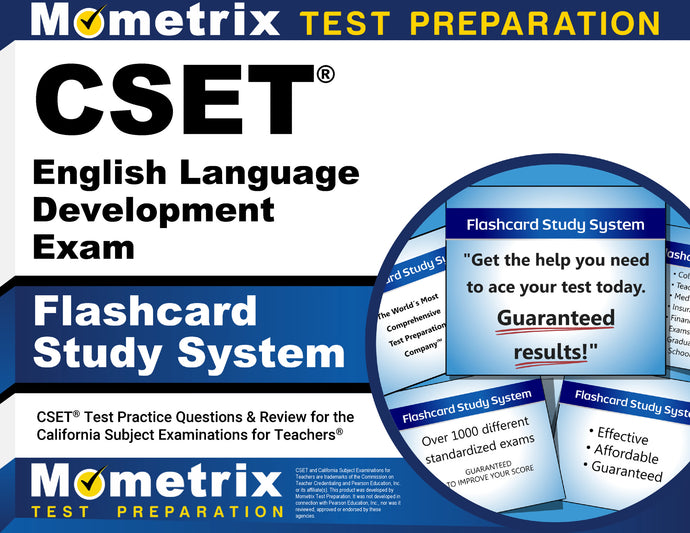 CSET English Language Development Exam Flashcard Study System ...