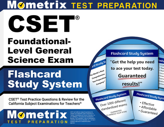 CSET Foundational-Level General Science Exam Flashcard Study System