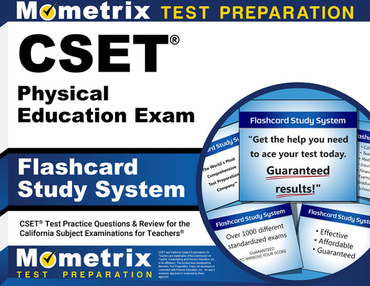 CSET Physical Education Exam Flashcard Study System