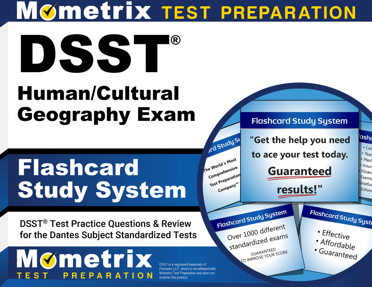 DSST Human/Cultural Geography Exam Flashcard Study System