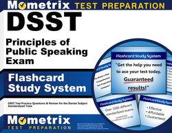 DSST Principles of Public Speaking Exam Flashcard Study System - -----